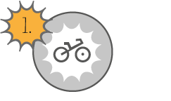 Lastenrad-Leasing-Legende Punkt 1: Piktogramm Fahrrad